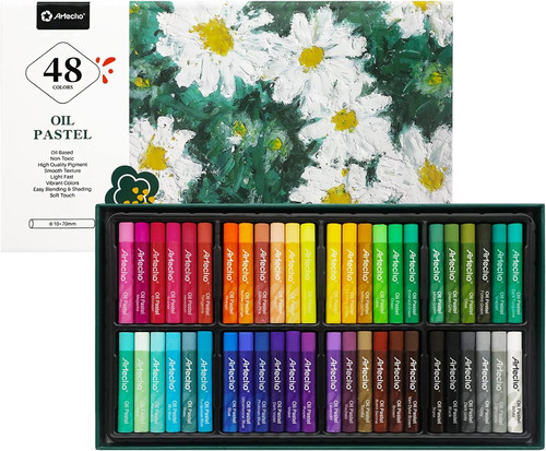 Oil pastels set colors - set, 48