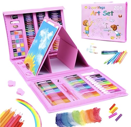 208pcs drawing kit deluxe - kit,