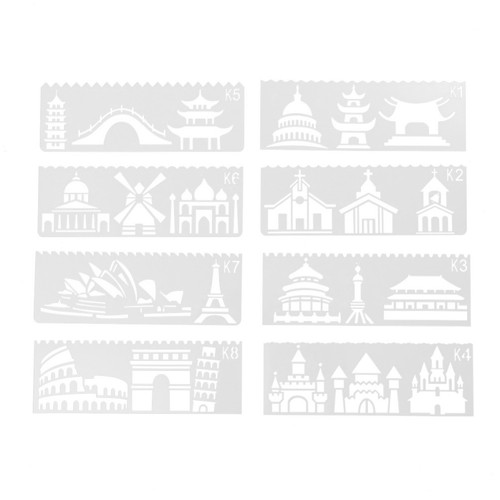 6set kids drawing templates - 6set,