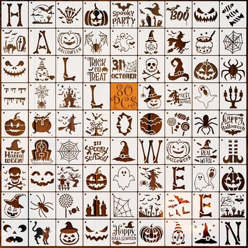 80pcs halloween painting - 80pcs,