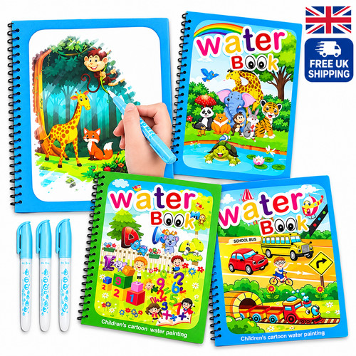 Reusable magic water painting - water,