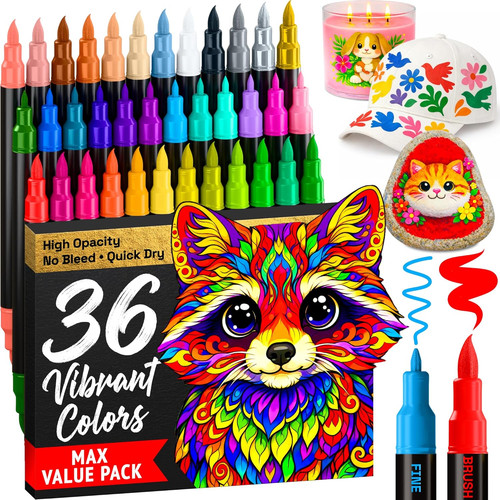 Acrylic paint markers - paint,