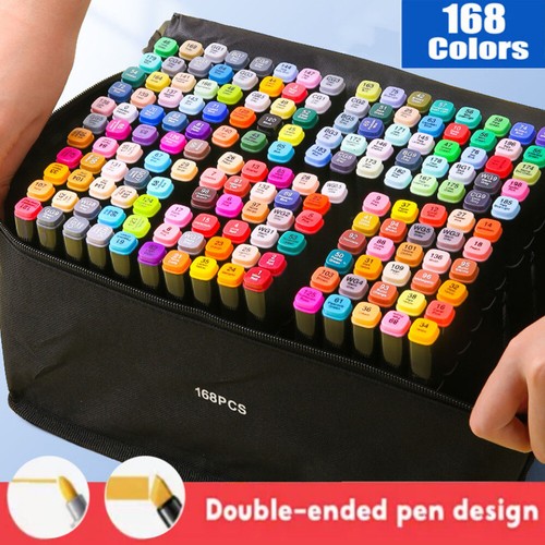 168 colors dual tip art - tip,