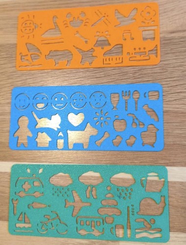 Pcs set montessori template - 3,