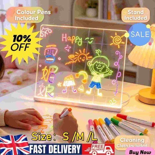 Light rewritable acrylic - light, up