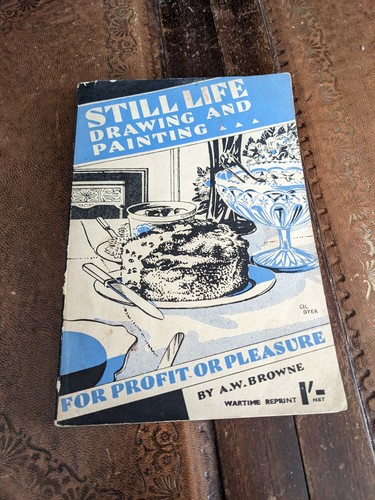 Vintage still life drawing - vintage,