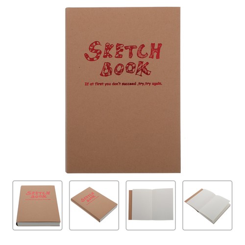 Brown paper sketch book - sketch,