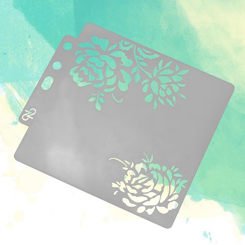 Durable grey painting stencils - durable,