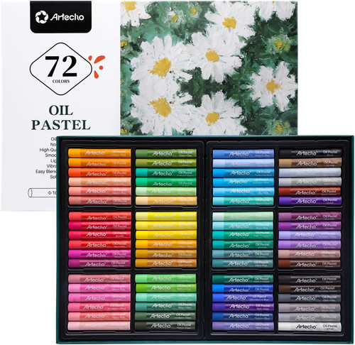 Oil pastels set colors - oil, 72