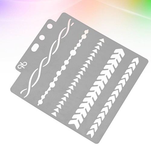 Grey plastic drawing - grey, stencils