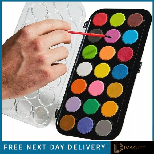 Water colors paint palette - water,