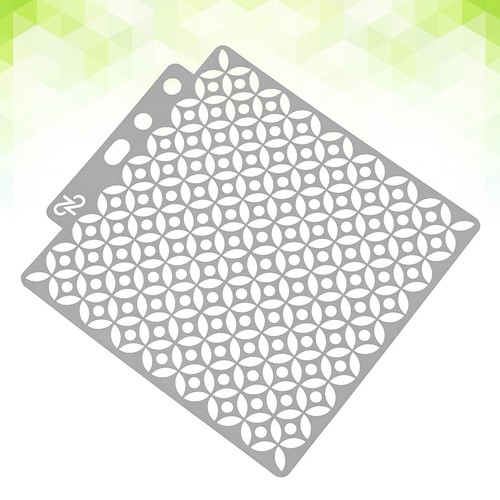 Grey reusable drawing - drawing, stencils