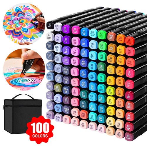 100 dual tip marker - dual, oil
