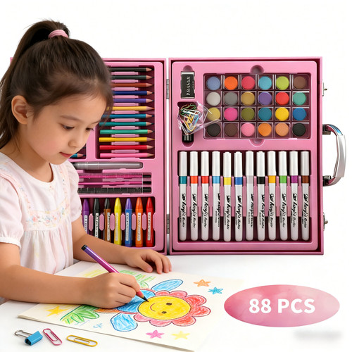 88pc art drawing set kit - art,