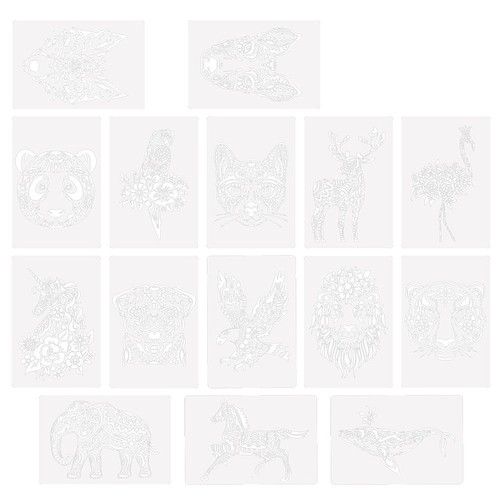 Pcs animal painting - 15,