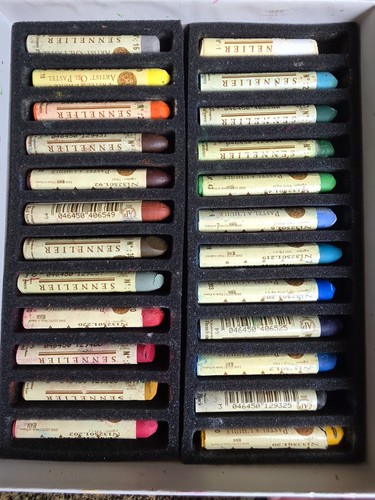 Sennelier oil pastels set - oil,