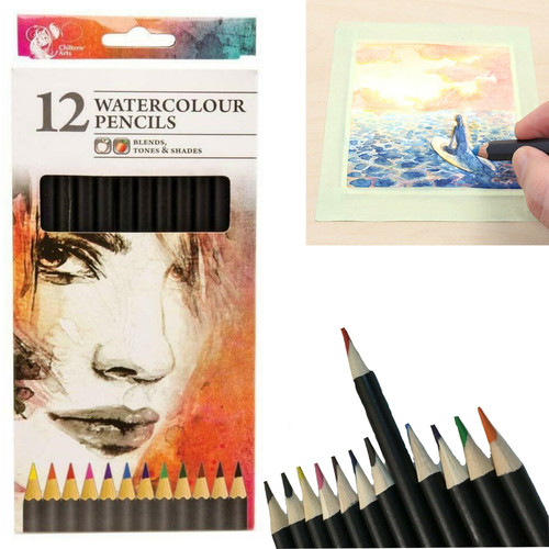 Water colour artist - water, pencils